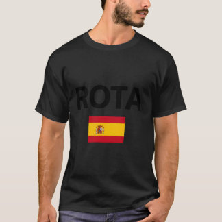 Camiseta Rota España Bandera Ciudad Española Vacaciones Reg