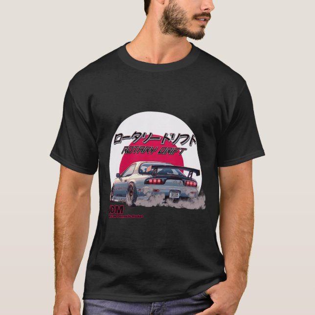 Camiseta Rotary Drift RX-7 - Leyenda Callejera Japonesa (Anverso)