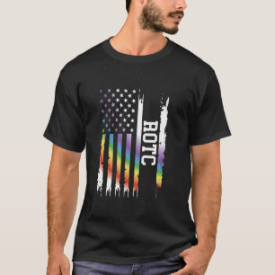 Camiseta ROTC Arcoiris con bandera de los EE.UU.