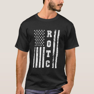 Camiseta Rotc Estados Unidos Cuerpo de Rot Bandera de EE. U