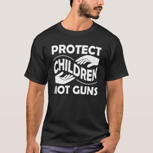 Camiseta Rotect Children Not Guns Wear Naranja Day (Anverso)