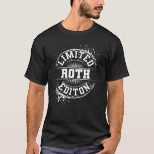 Camiseta ROTH Funny Apellido Árbol Familia Cumpleaños Reuni