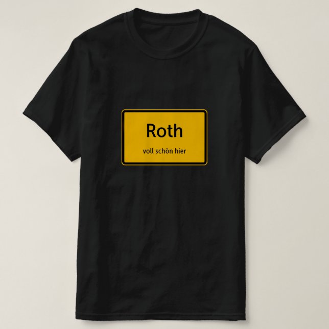 Camiseta Roth Herren Männer T-Shirt Tshirt Shirt (Diseño del anverso)