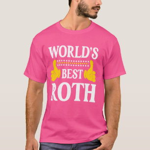 Camiseta Roth Surname Funny Team Family Apellido Mundo B