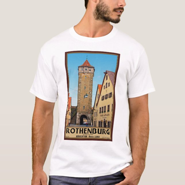 Camiseta Rothenburg od Tauber - Rödertor (Anverso)