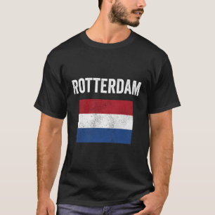 Camiseta Rotterdam Nederland City Países Bajos Bandera Hola