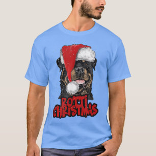 Camiseta Rotti Navidades Rottweiler con Navidades Gorra en