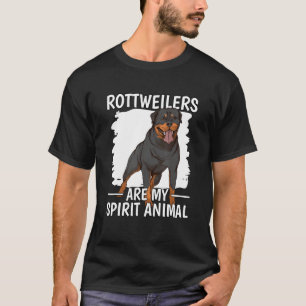 Camiseta Rottie Cita Rottweilers Son Mi Espíritu Animal Rot