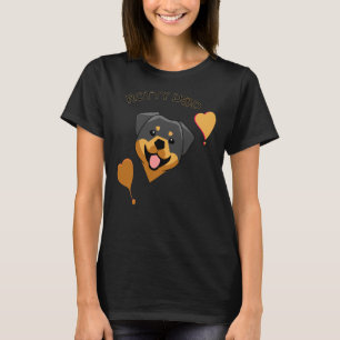 Camiseta Rottie Dad Head Tilt Rottweiler Dad Rottie Dad Si