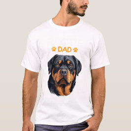 Camiseta Rottie Dad Rottweiler Dog