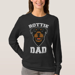 Camiseta Rottie Dad Rottweiler Dog Puppy Padre Mascota Anim