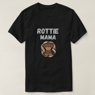 Camiseta Rottie Mama Cute Rottweiler Design