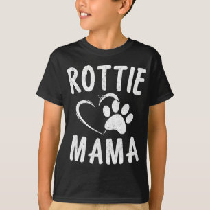 Camiseta Rottie Mama Gift Perro Lover Mascota Dueño de la r
