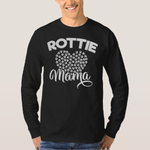 Camiseta Rottie Mama Rottweiler Dog Animal Lover