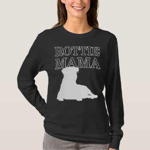 Camiseta Rottie Mama Rottweiler Dog Mom Cupe Puppy Propieta