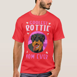 Camiseta Rottie Mom Dog Owner Rottweiler Premium T-Shirt Co