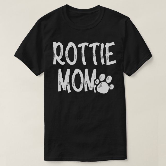 Camiseta Rottie Mom Funny Rottweiler Dog Aovers Mama Women (Diseño del anverso)