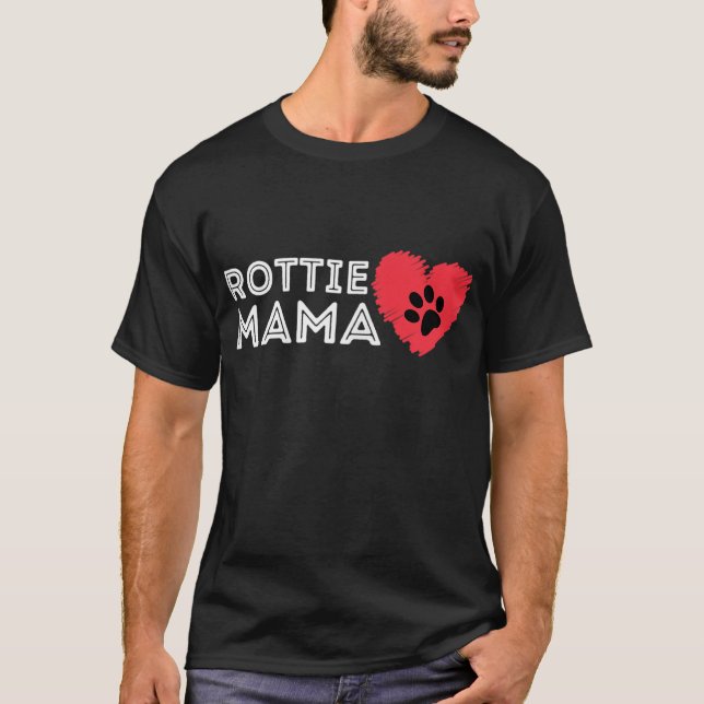 Camiseta Rottie Mom - Rottweiler Lover Rott Propietario de  (Anverso)