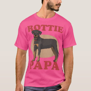 Camiseta Rottie Papa Dog Owner Rottweiler
