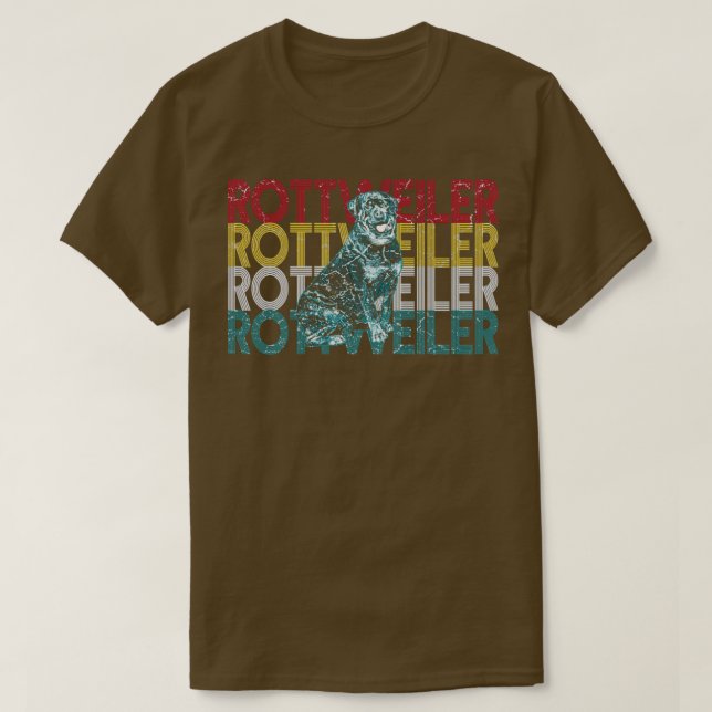 Camiseta Rottweiler (Diseño del anverso)