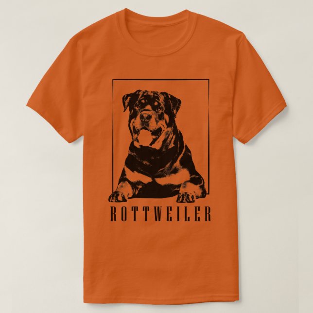 Camiseta Rottweiler 2 (Diseño del anverso)