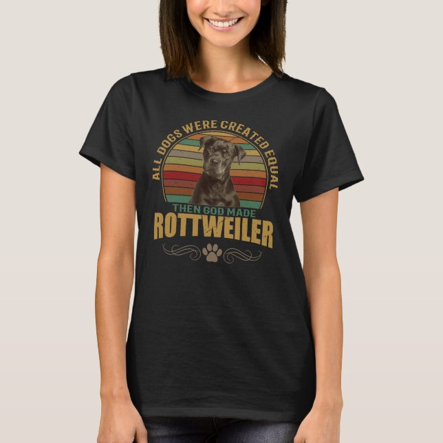 Camiseta Rottweiler 388 (Anverso)