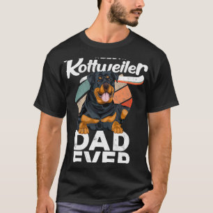 Camiseta Rottweiler Ama a Mejor Rottweiler Papá Nunca