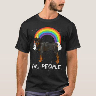 Camiseta Rottweiler arcoiris Ew People Unicorn Perro