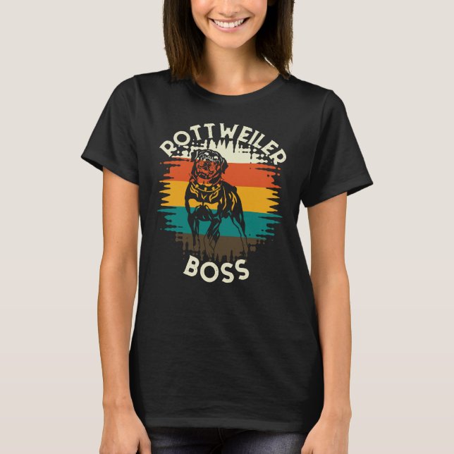 Camiseta Rottweiler Boss (Anverso)