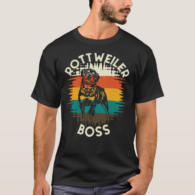 Camiseta Rottweiler Boss (Anverso)