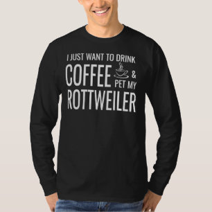 Camiseta Rottweiler Café & Perro