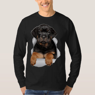 Camiseta Rottweiler Cute Rottweiler Para Mamá Papá Mujeres 