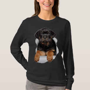 Camiseta Rottweiler Cute Rottweiler Para Mamá Papá Mujeres 