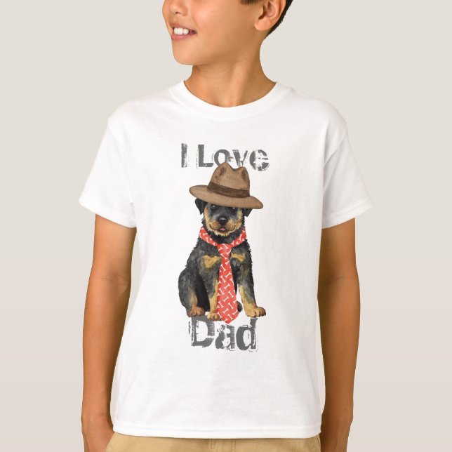 Camiseta Rottweiler Dad (Anverso)