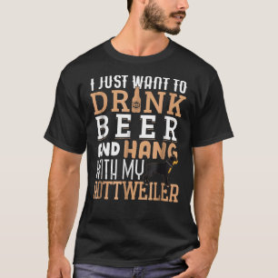 Camiseta Rottweiler Dad Father S Day Rottie Dog Beer