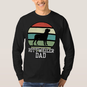 Camiseta Rottweiler Dad I Retro Rottweiler Dad