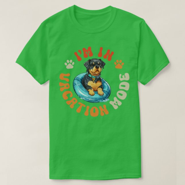Camiseta Rottweiler Dog (Diseño del anverso)