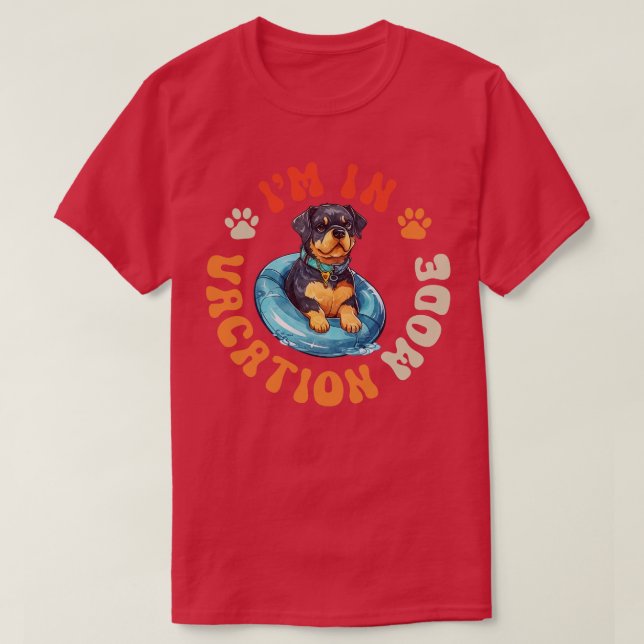 Camiseta Rottweiler Dog (Diseño del anverso)