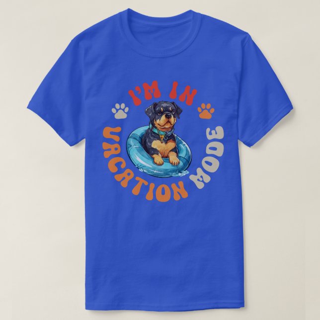 Camiseta Rottweiler Dog 3 (Diseño del anverso)