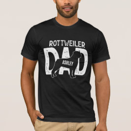 Camiseta Rottweiler Dog Dad Puppy Dad