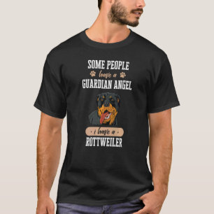 Camiseta Rottweiler Dog Guardian Angel