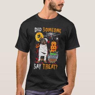Camiseta Rottweiler Dog Halloween ¿Alguien dijo trato?