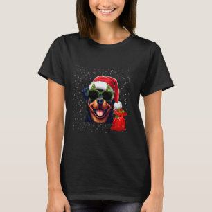 Camiseta Rottweiler Dog Lover Hombres Mujeres Navidades