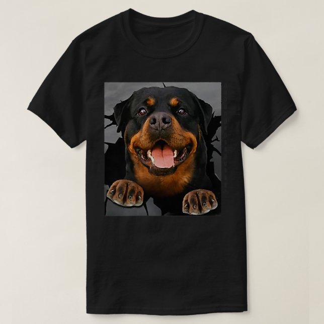 Camiseta ROTTWEILER Dog Lover Pocket Design T-Shirt (Diseño del anverso)