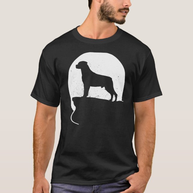 Camiseta Rottweiler Dog Retro 5 (Anverso)