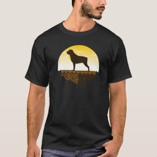 Camiseta Rottweiler Dog Retro 5