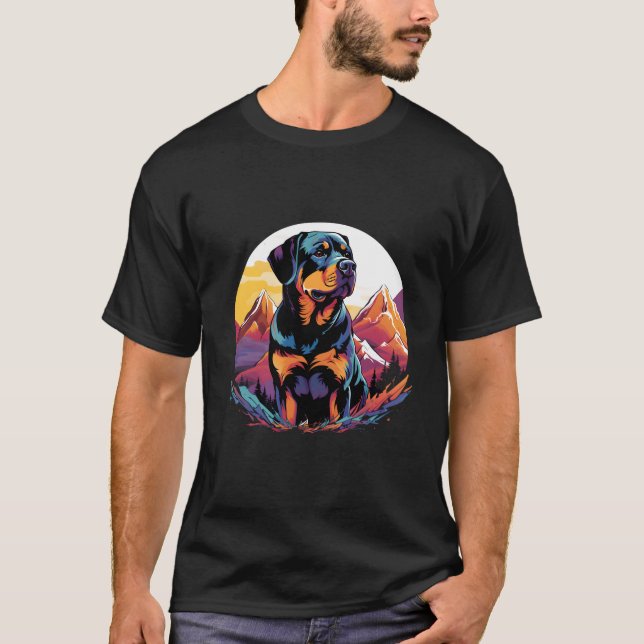 Camiseta Rottweiler Dog Rottie Hombres Mujeres Niños (Anverso)