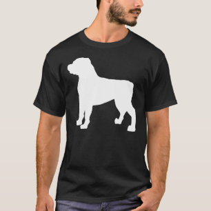 Camiseta Rottweiler Dog Silhouette 22