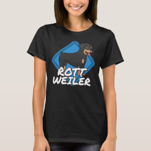 Camiseta Rottweiler El Gran Perro Negro Y Amigable