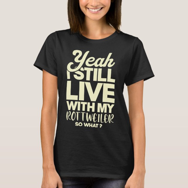 Camiseta Rottweiler For Dog Lover Mom (Anverso)